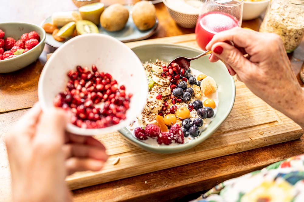 God och hälsosam frukost
